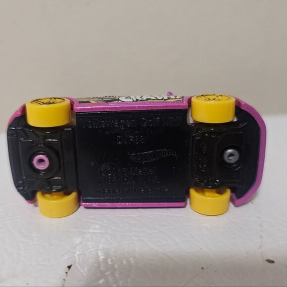 2016 Hot Wheels Volkswagen Golf MK7 Zoom Crash Comic Diecast Toy Car - Picture 6 of 6